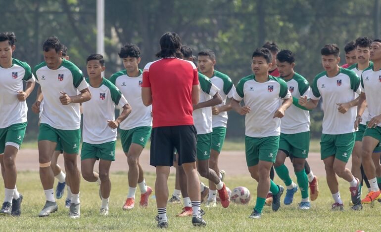  Nepali National Football Team Squad Unveiled for Historic England C Friendly